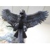 A4408 Large Bronze Sculpture of Two Eagles in a Tree ~ 8 Feet Tall!